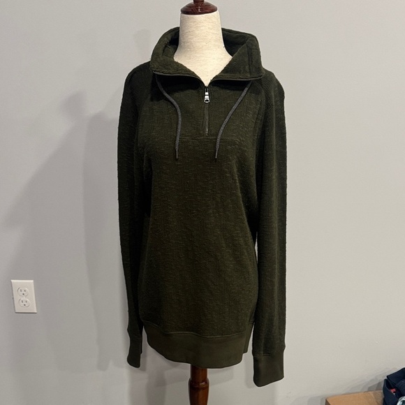 Banana Republic Other - Banana Republic Green 1/4 Zip Up Heritage Collection Sweater Large